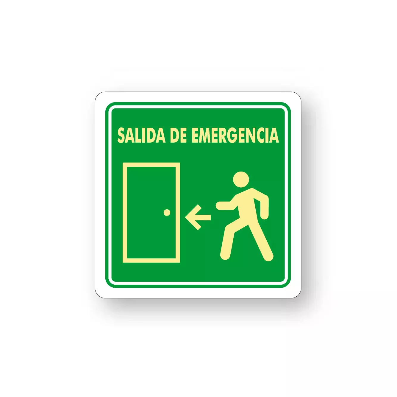 señalamiento salida de emergencia puerta Izquierda S00101-02