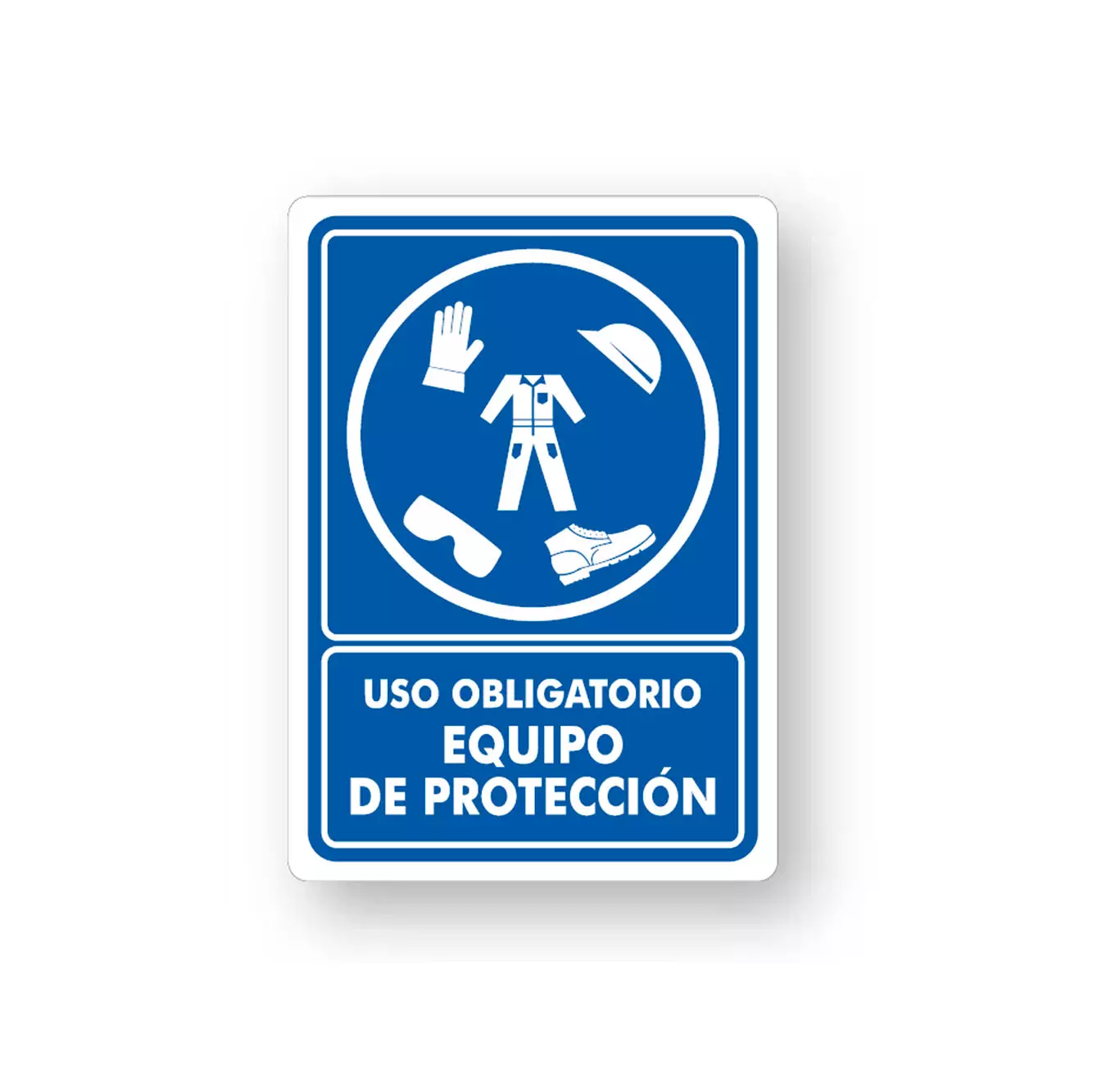 señalamiento uso obligatorio de equipo de protección personal S00331-03