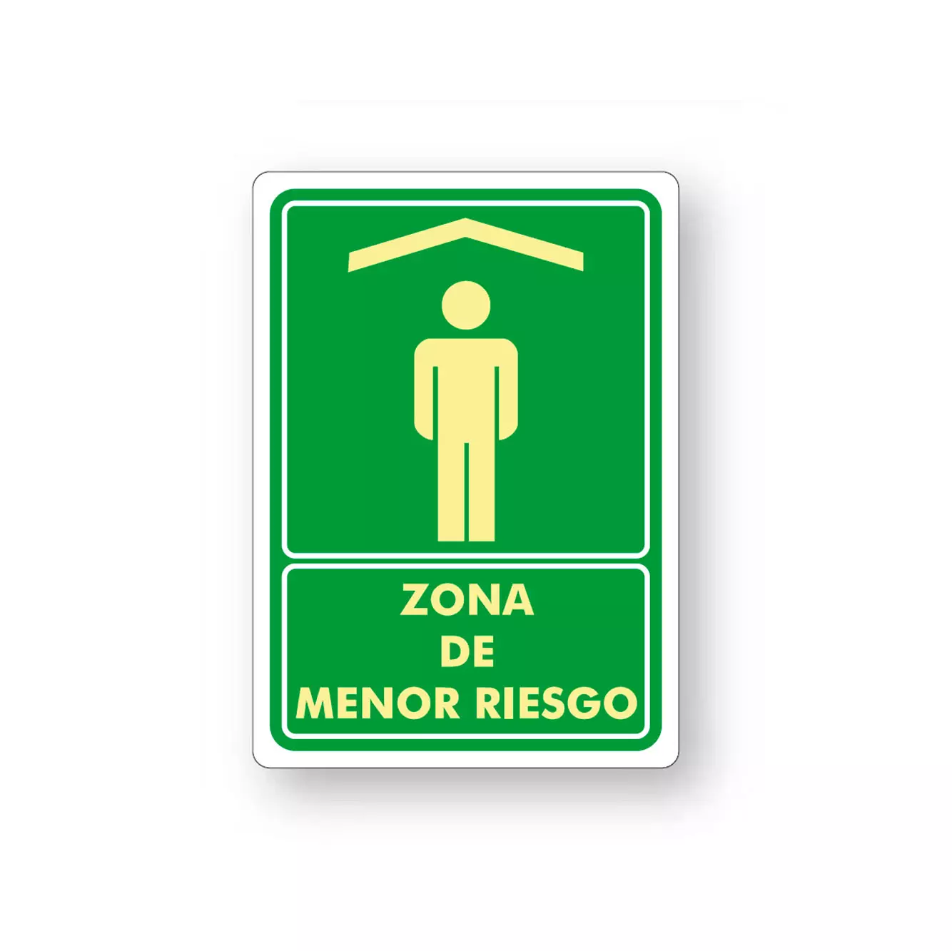 señalamiento zona de menor riesgo S00179-01